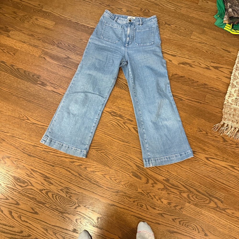 ROLLA'S Light Blue Wide Leg Jeans